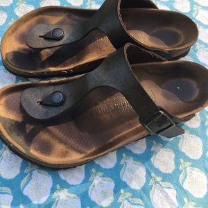 Birkenstock Gizeh Copper Brown Size 39